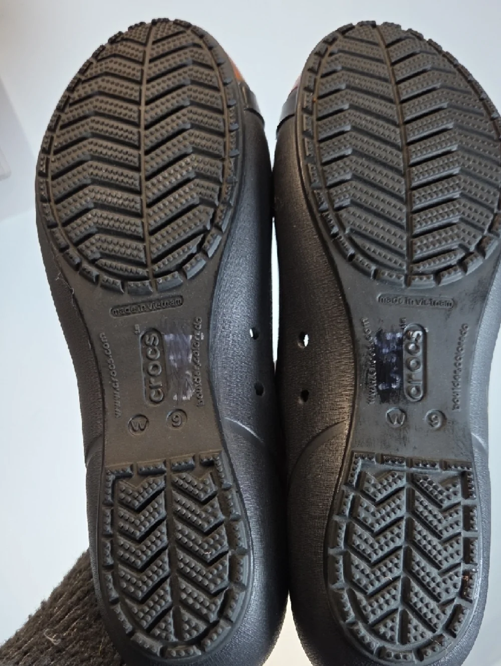 Women’s Black Ballet Flats with Tortoiseshell Cap Toe Size 9 - Picture 5 of 8